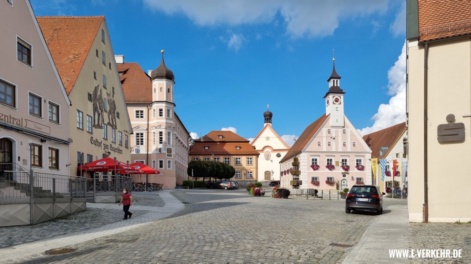 Der Wagen lädt und ich besuche die historische Altstadt von Greding E